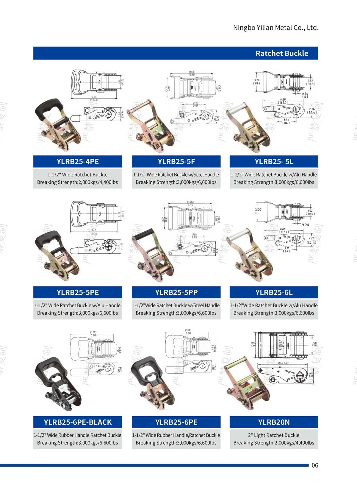 P.06 拉紧器 Ratchet Buckle